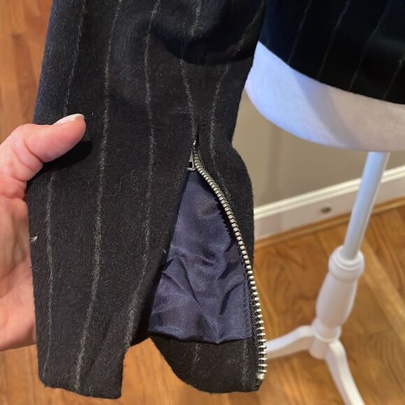 Shades of Grey by Micah Cohen Striped Wool Jacket - Picture 5 of 8